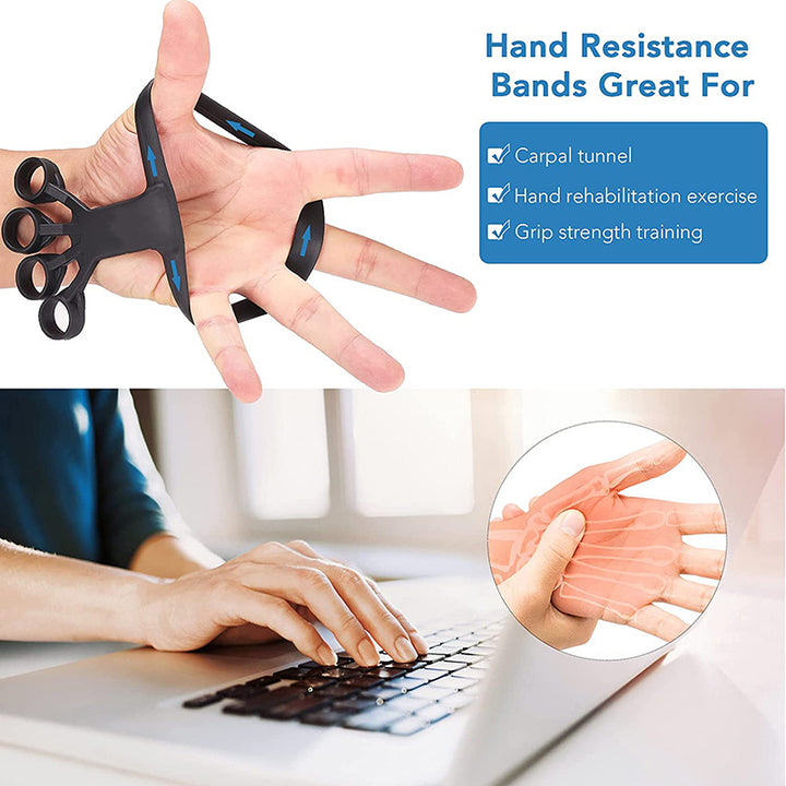 Silikon Grip Gerät Finger Übung Bahre Arthritis Hand Grip Trainer Stärken Rehabilitation Training Zu Entlasten Schmerzen