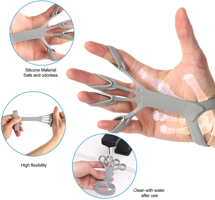 Silikon Grip Gerät Finger Übung Bahre Arthritis Hand Grip Trainer Stärken Rehabilitation Training Zu Entlasten Schmerzen